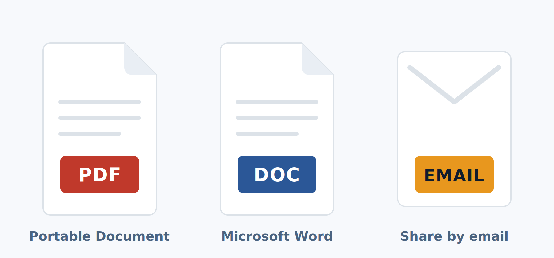 Report export file types